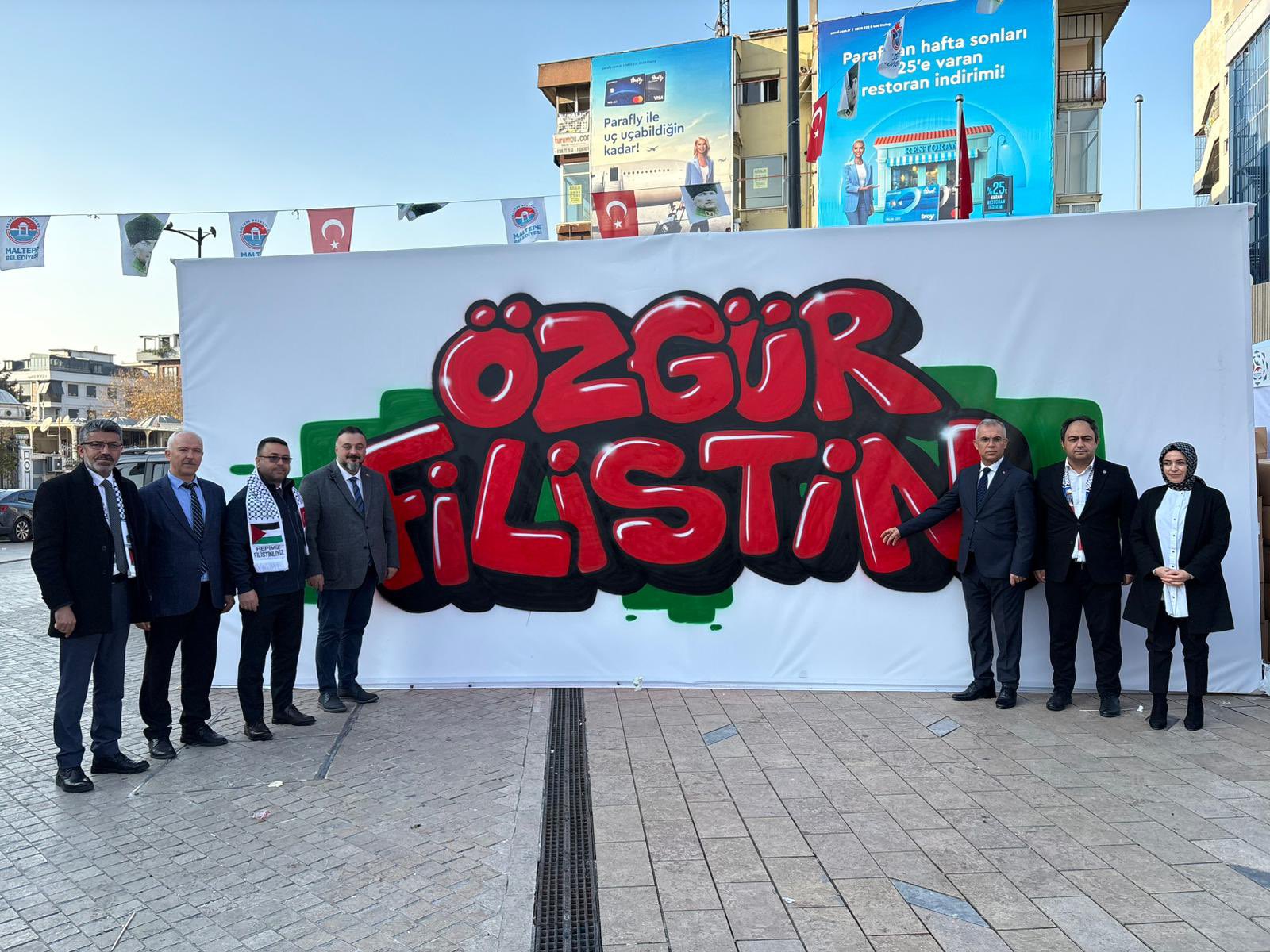 Maltepe’de Dayanışma ve İyilik Seferberliği: Filistin Yararına Hayır Kermesi