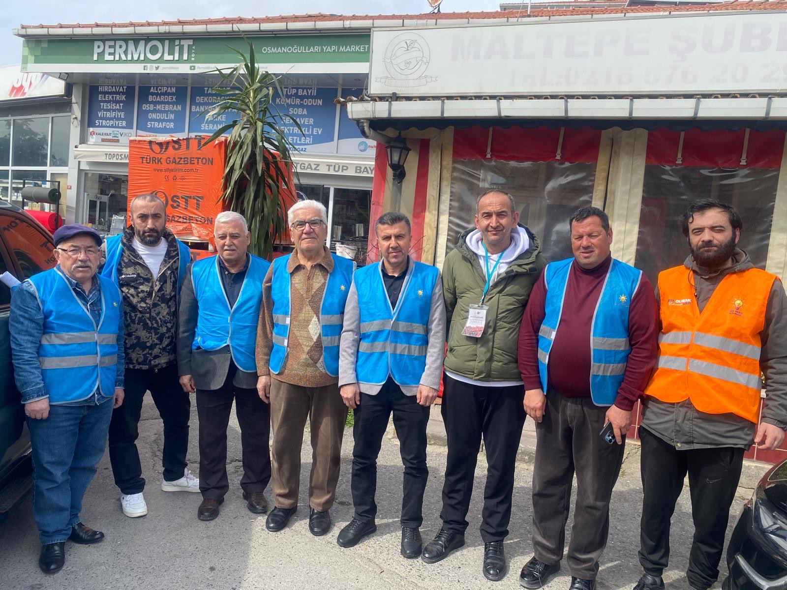 AK Parti Maltepe, Başıbüyük Mahallesi’nde Gönül Kapılarını Araladı