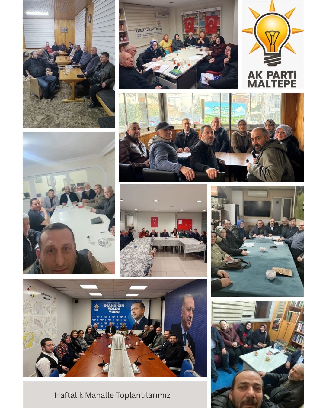 AK Parti Maltepe’de Eş Zamanlı Teşkilat Seferberliği: 18 Mahallede Ortak Akıl Toplantıları