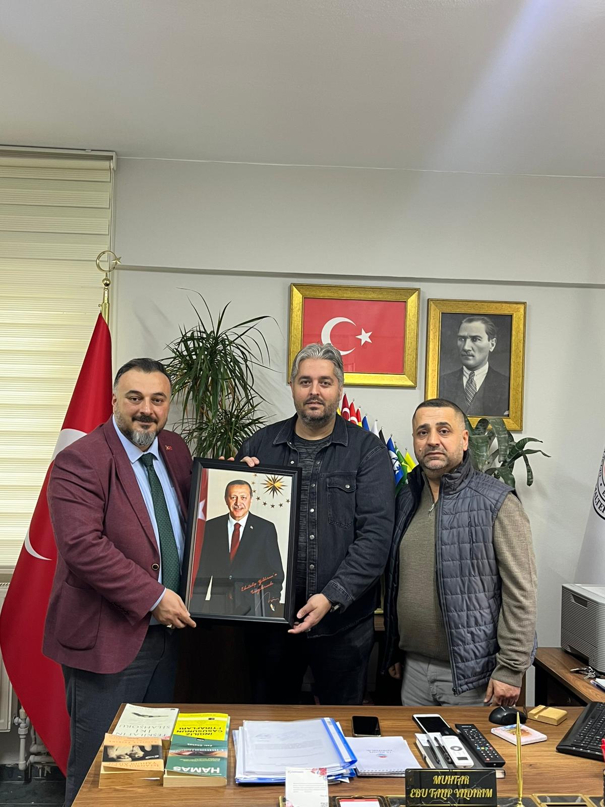 Mahalle Muhtarlarımızı ziyaret ederek istişarelerde bulunduk.