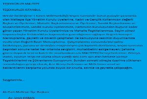 1 Kasım Milletvekilliği Seçim Mesajı