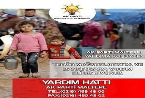 Ak Parti Maltepe yardıma koşuyor!